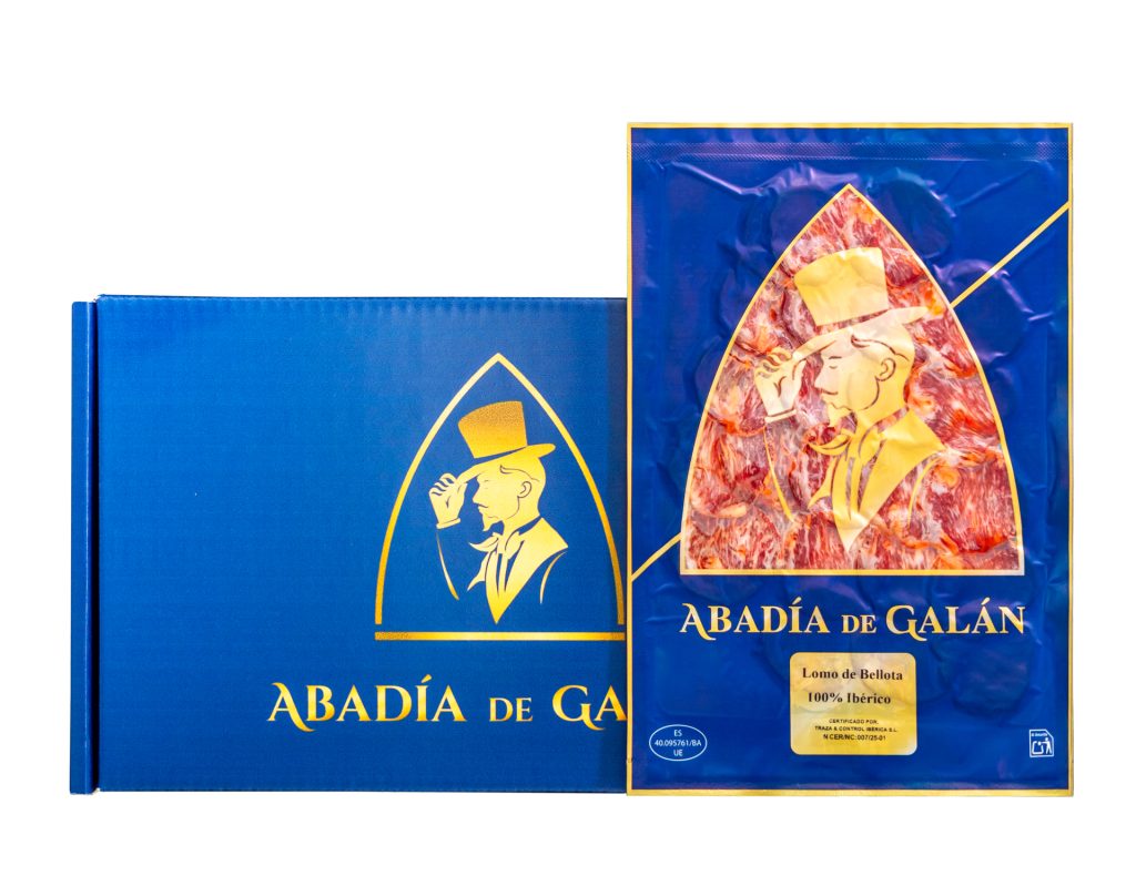 lomo de bellota 100% ibérico abadía de galán extremadura