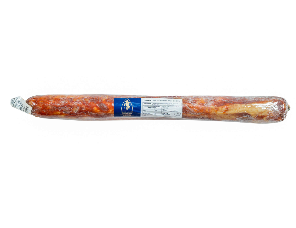 lomo de cebo ibérico 50% raza ibérica abadía de galán extremadura