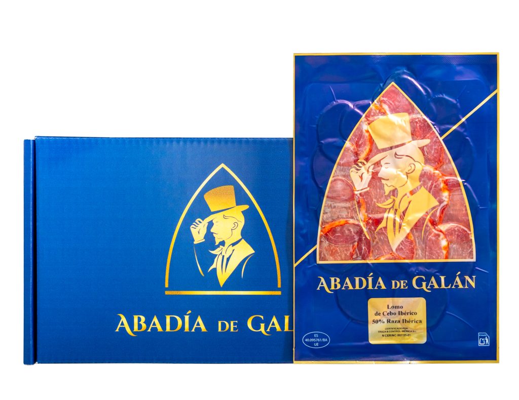 lomo de cebo ibérico 50% raza ibérica abadía de galán extremadura