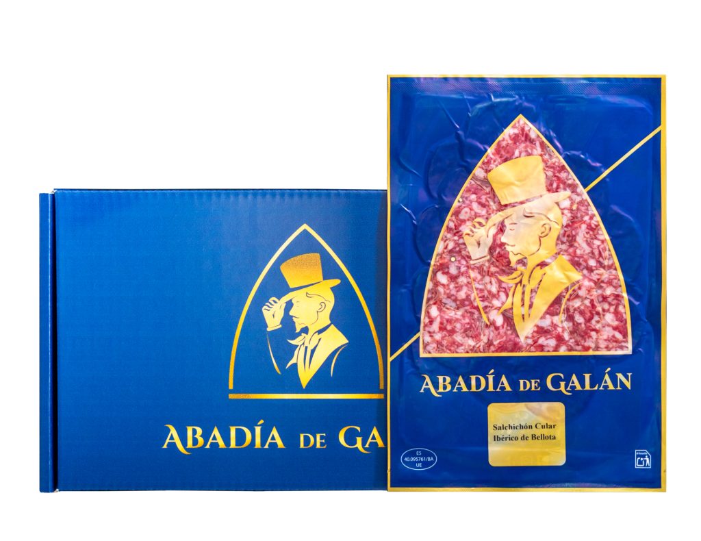 loncheado salchichon cular ibérico de bellota abadía de galán extremadura