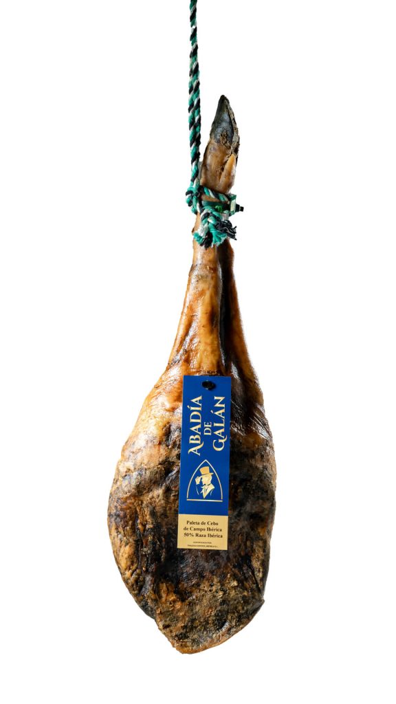 paleta de cebo de campo ibérica 50% abadía de galán de extremadura