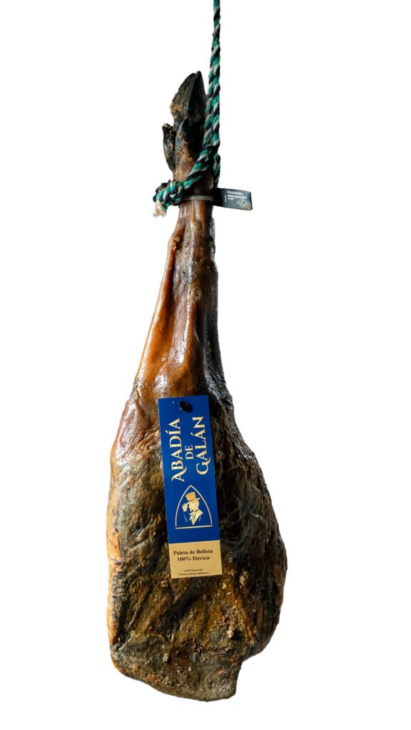 paleta de bellota 100% ibérica abadía de galán de extremadura
